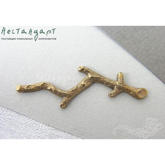 Декоративный элемент Coral Antique Bronze 60 мм, изображение 2