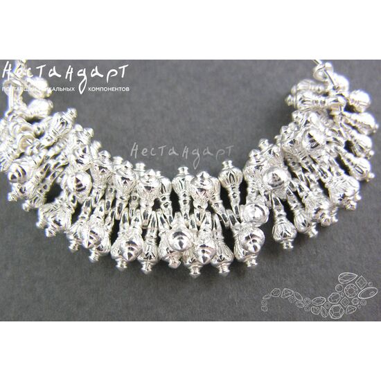 Подвеска Few Byzant Bright Silver Plated 9х3 мм, изображение 2