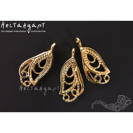 Подвеска Elegant Gold Plated 16,5х7 мм