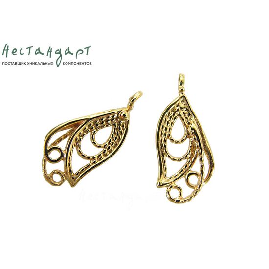 Подвеска Elegant Gold Plated 16,5х7 мм, изображение 3