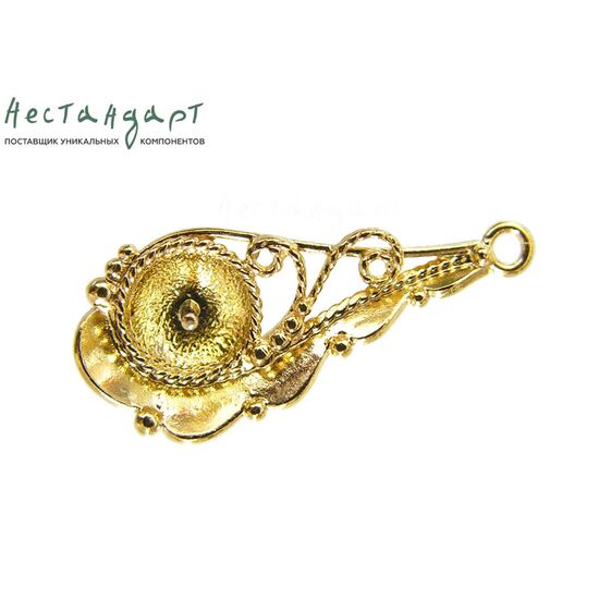 Подвеска Lacelike Gold Plated 28х12 мм, изображение 3