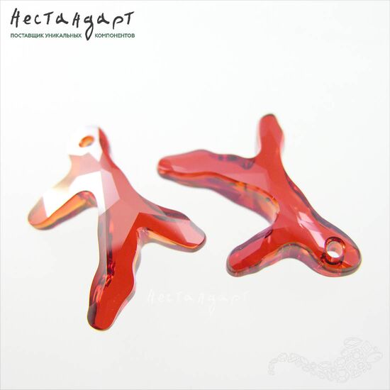 Swarovski Coral Crystal Red Magma 30 мм, изображение 4