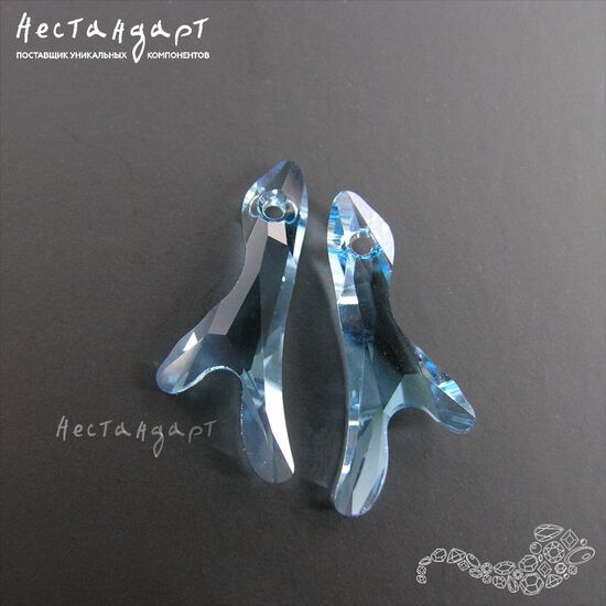 Swarovski Coral Aquamarine 25 мм, изображение 2
