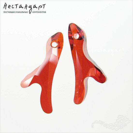 Swarovski Coral Crystal Red Magma 25 мм, изображение 4