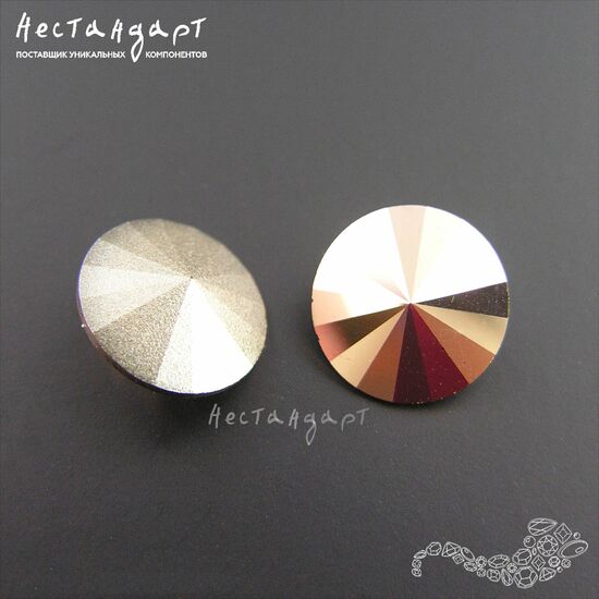 Swarovski Rivoli Crystal Rose Gold 12 мм, изображение 4