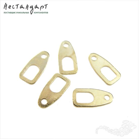 Кольцо-ответная часть для замка-лобстера Gold Plated 4х8,5 мм