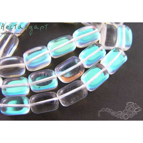 Хрустальная бусина Geometric 14х10 мм, изображение 3