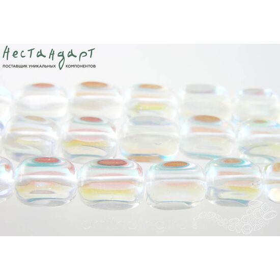 Хрустальная бусина Geometric 14х10 мм, изображение 4