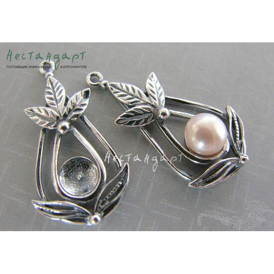 Подвеска Romance Silver Plated 37х18 мм