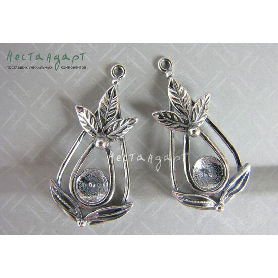 Подвеска Romance Silver Plated 37х18 мм, изображение 2