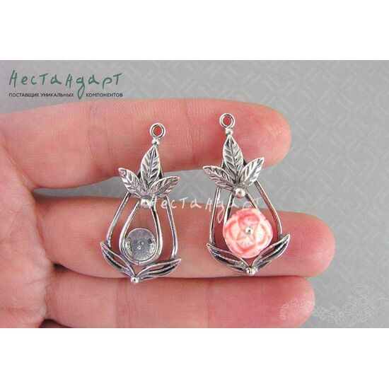 Подвеска Romance Silver Plated 37х18 мм, изображение 3
