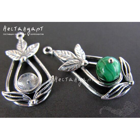 Подвеска Romance Silver Plated 37х18 мм, изображение 4