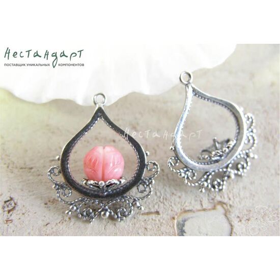 Подвеска Aelita Silver Plated  27х23 мм, изображение 2