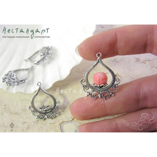 Подвеска Aelita Silver Plated  27х23 мм, изображение 3