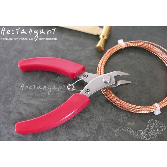 Кусачки миниатюрные профессиональные с возвратной пружиной 110 мм, изображение 4