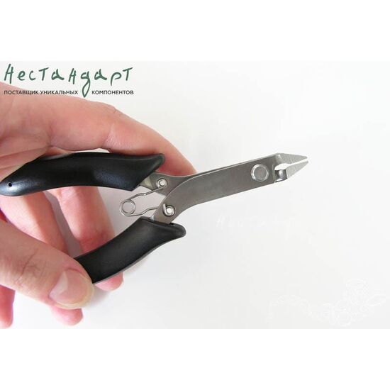 Кусачки миниатюрные профессиональные с возвратной пружиной 122 мм, изображение 3