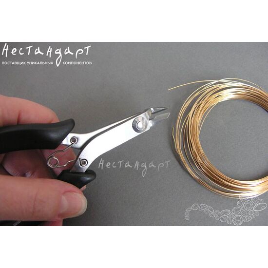 Кусачки миниатюрные профессиональные с возвратной пружиной 122 мм, изображение 4