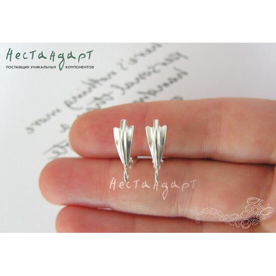 Швензы Comet Sterling Silver 16х6 мм (пара), изображение 2