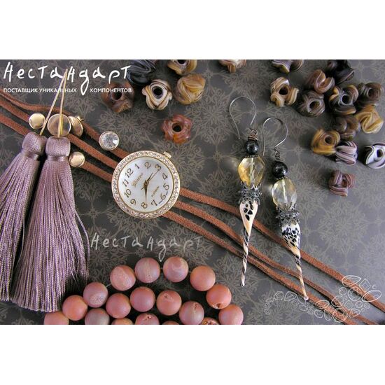 Часы-браслет Geneva Gold Charm цвет корица