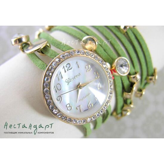 Часы-браслет Geneva Gold Charm цвет папоротник, изображение 2