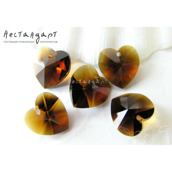 Swarovski Heart Mocca 14,4х14 мм