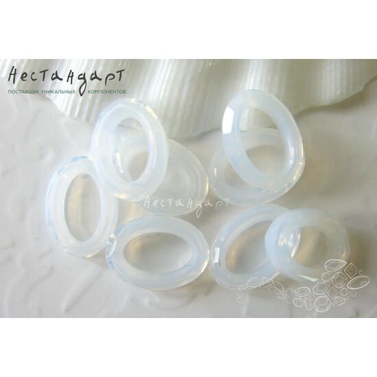 Swarovski Cosmic Oval Fancy Stone White Opal 15х11 мм, изображение 3