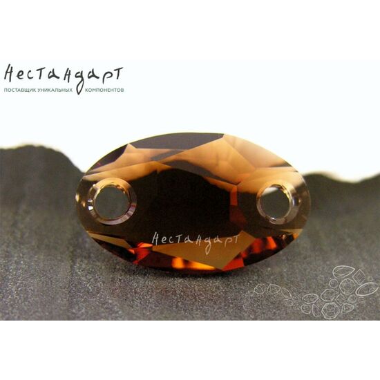 Swarovski Owlet Smoked Topaz 23х14 мм, изображение 2