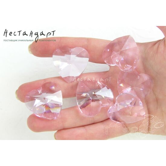 6202 Swarovski Heart Rosaline 28 мм, изображение 2