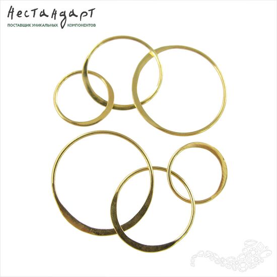 Подвеска Trecerchi Vermeil Sterling Silver 57х26 мм