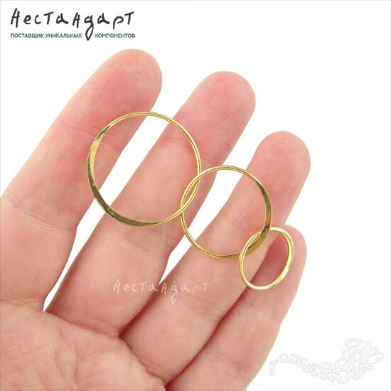 Подвеска Trecerchi Vermeil Sterling Silver 57х26 мм, изображение 2