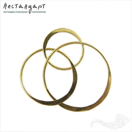 Подвеска Trecerchi Vermeil Sterling Silver 57х26 мм, изображение 4