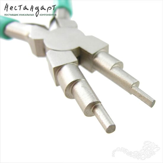 Круглогубцы ступенчатые 6 в 1 с рессорной возвратной пружиной 155 мм