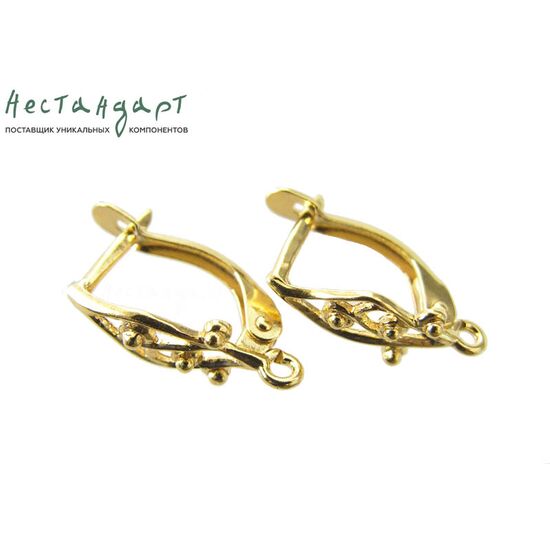 Швензы Morning Gold Plated 18х8 мм (пара), изображение 3