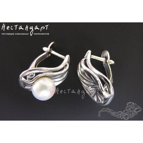 Швензы со штифтом Charming Silver Plated 18х11 мм (пара), изображение 2