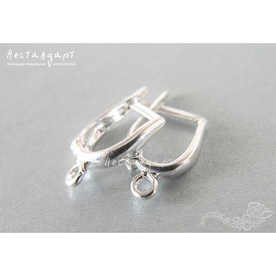 Швензы Flexure Bright Silver Plated 15х2 мм (пара), изображение 3