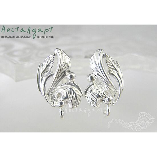Швензы Forest Bright Silver Plated 17х10 мм (пара), изображение 3