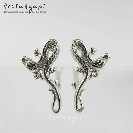 Швензы Soaring Dragon Sterling Silver 17х9 мм (пара)