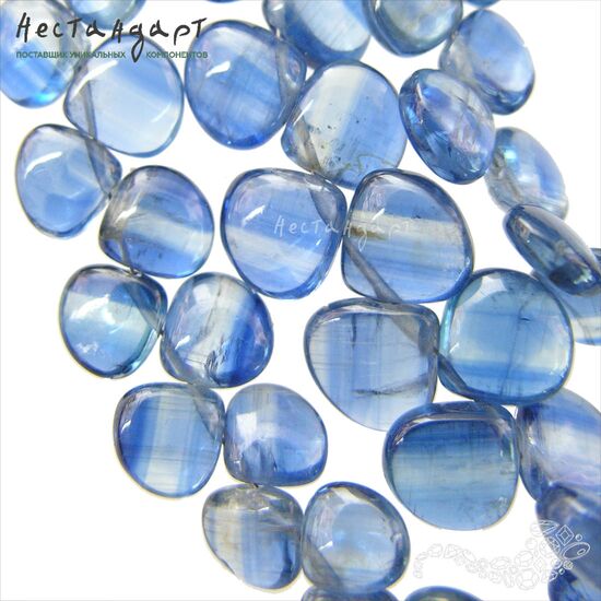 Кианит натуральный Briolette Tear 7-8 мм