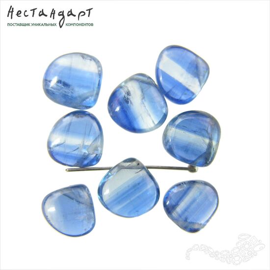Кианит натуральный Briolette Tear 7-8 мм, изображение 4