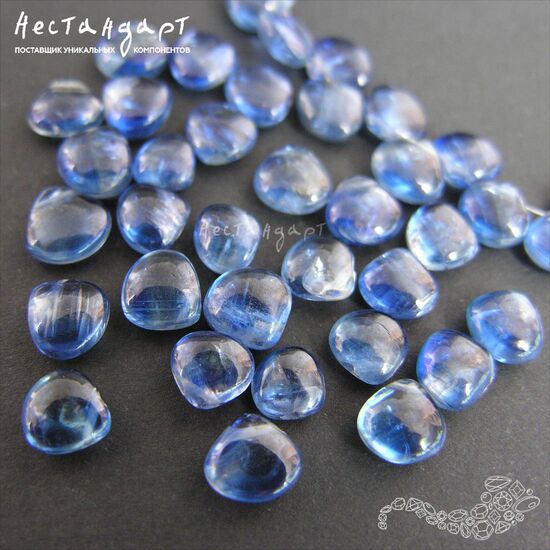 Кианит натуральный Briolette Tear 7-8 мм, изображение 5