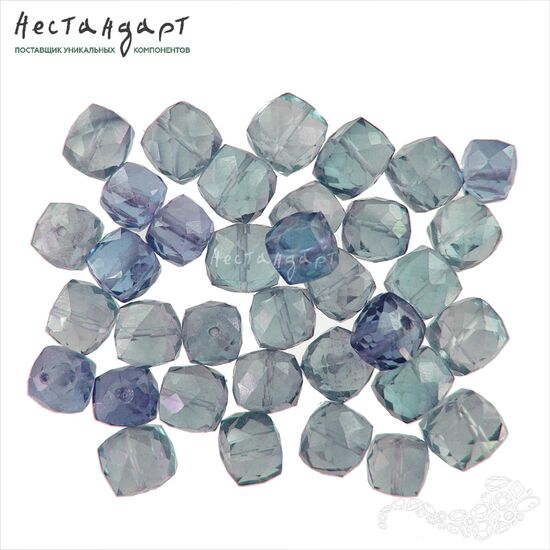 Корунд реверсивный с огранкой Cube 6-7 мм, изображение 2