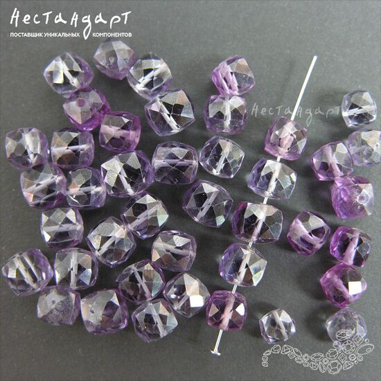 Корунд реверсивный с огранкой Cube 6-7 мм, изображение 3