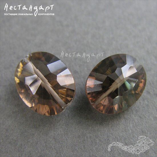 Кварц натуральный дымчатый Antwerp Oval 14х11 мм, изображение 4
