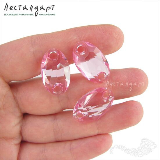 Swarovski Owlet Light Rose 23х14 мм, изображение 3