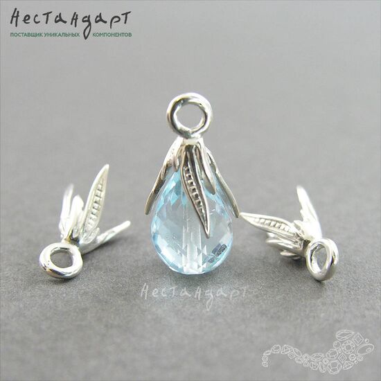 Концевик со штифтом Pastoral Sterling Silver 13 мм, изображение 2