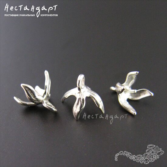 Концевик-пустышка Sterling Silver 7 мм, изображение 2