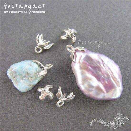 Концевик-пустышка Sterling Silver 7 мм, изображение 4