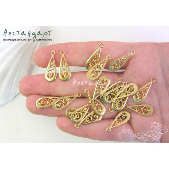 Подвеска Gisele Gold Plated 21х8 мм, изображение 2