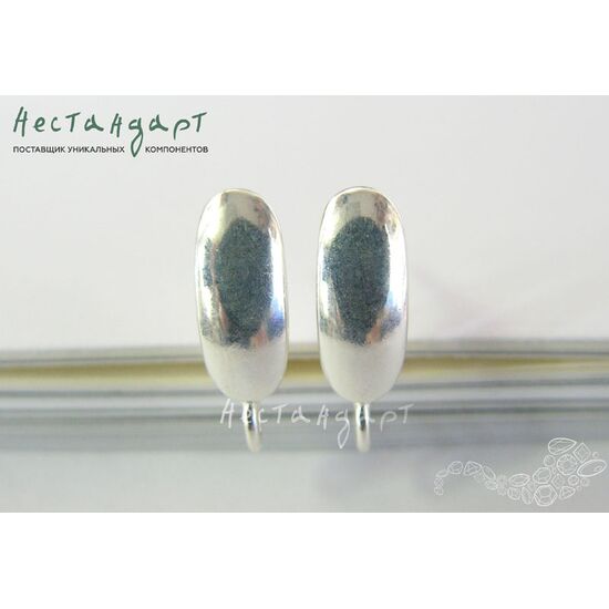 Швензы Chicly Sterling Silver 16х5 мм (пара)