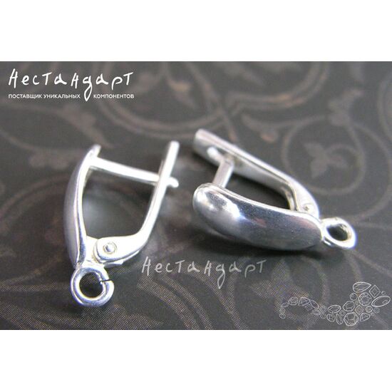 Швензы Chicly Sterling Silver 16х5 мм (пара), изображение 2